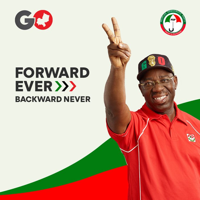 [PICTURES] Obaseki unveils PDP guber campaign poster – Orient Daily News