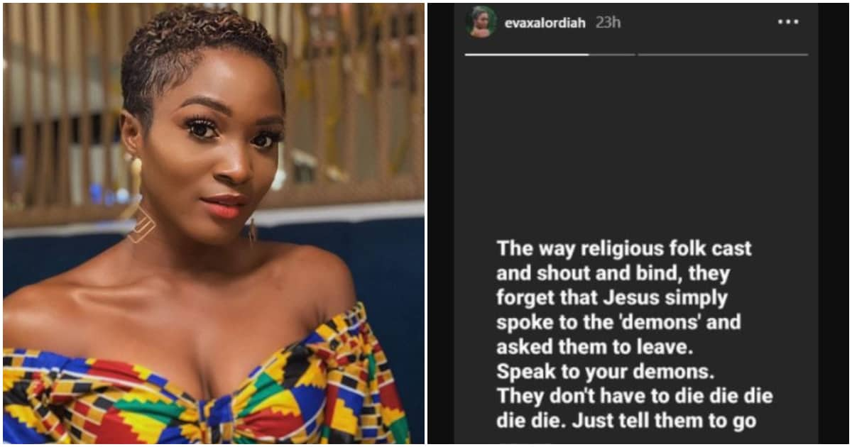 Speak To Your Demons, They Don't Have To Die, Eva Alordiah Says