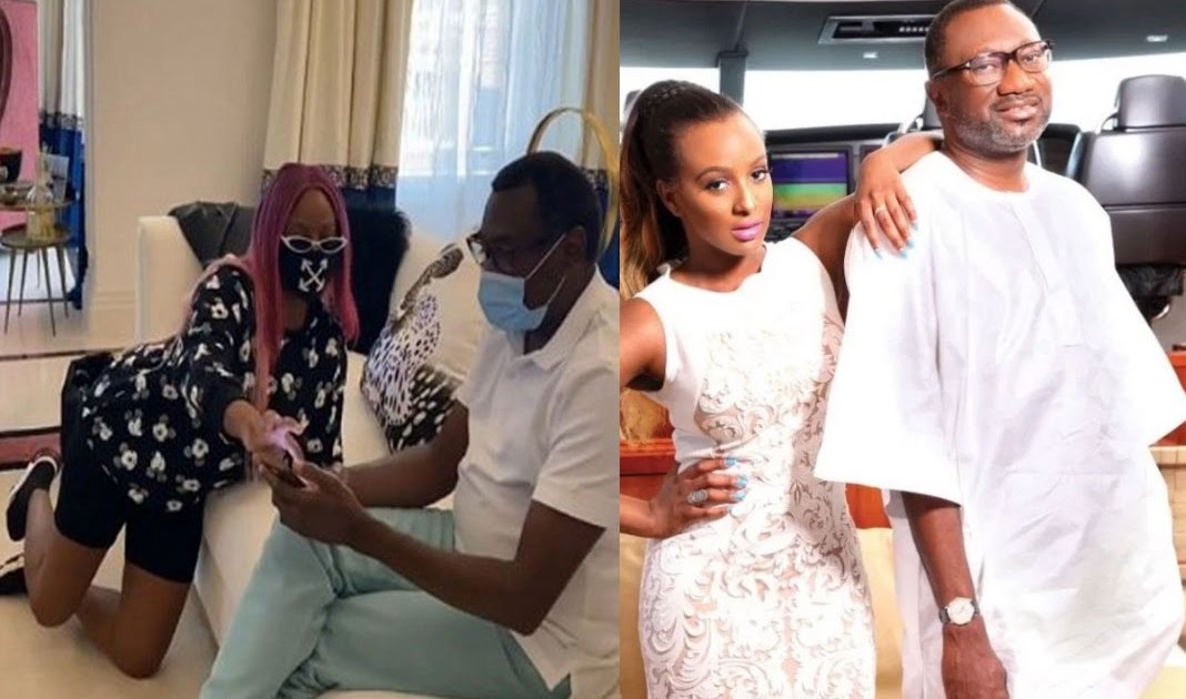 “Papa Help Us Please”-DJ Cuppy Cries To Her Father Femi Otedola As Her Ex And New Lover Clash.