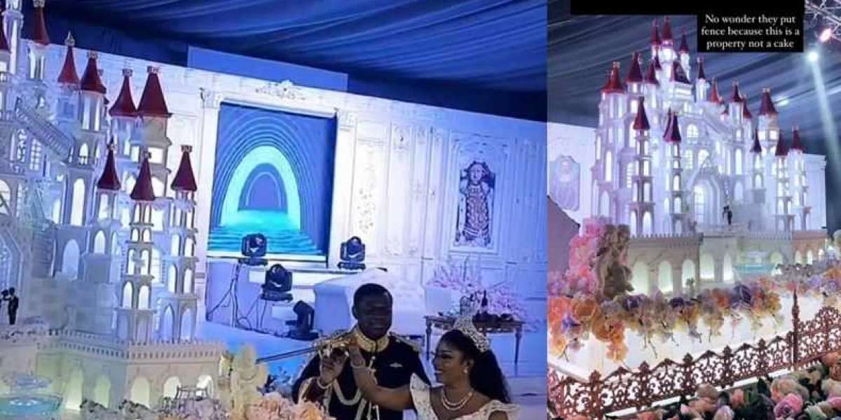 Malivelihood & Deola Smart's Wedding Cake Took N4M, 4 Months & 12 Bakers To Make