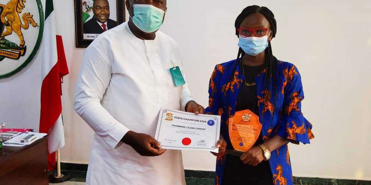 Ugwuanyi Receives Enugu State 2020 Maltina Teacher Of The Year Champion