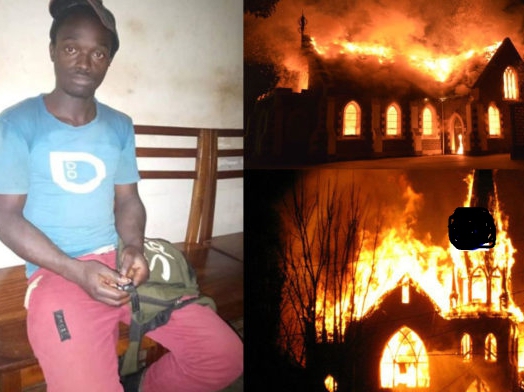 Photo: Angry Man Sets 3 Churches Ablaze Because He Is Still Poor And Pastors Keep Preaching Prosperity