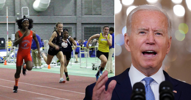 Biden sued for allowing males to compete in girls’ sports teams