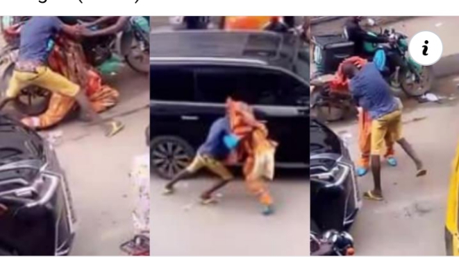 Man Beats Up Masquerade For Flogging Him In Lagos - Ibom Focus