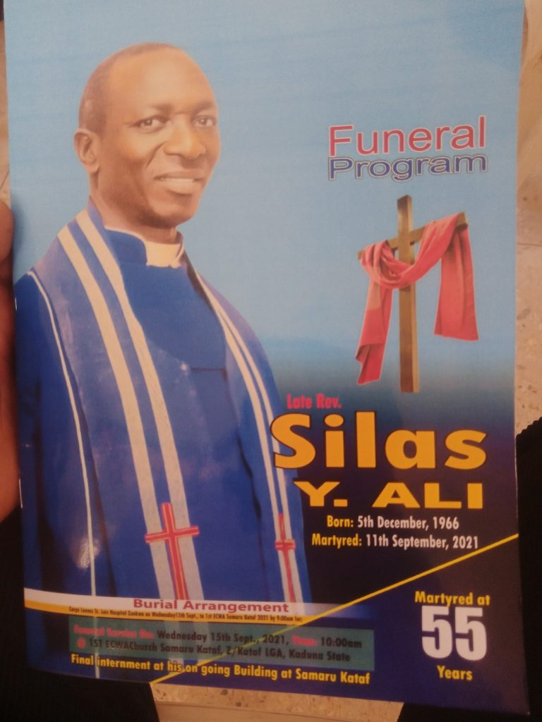 Update: Slain ECWA pastor laid to rest in Kaduna