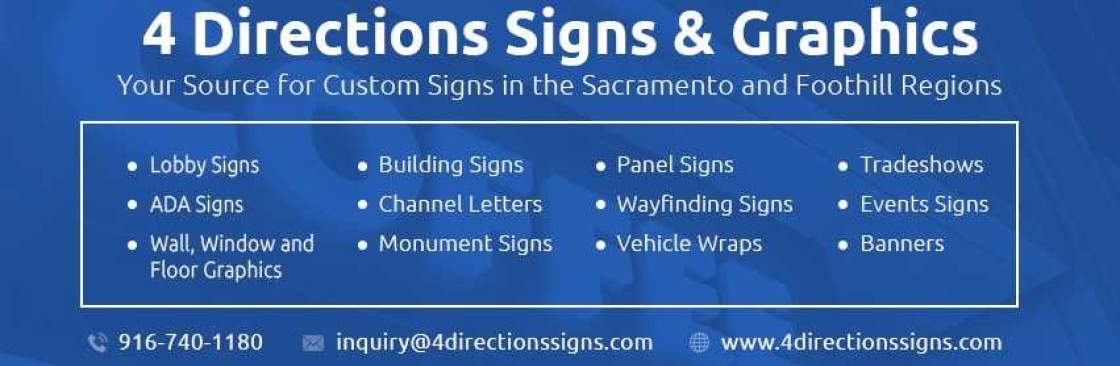 4 Directions Signs Graphics