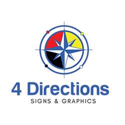 4 Directions Signs Graphics