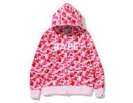 bape hoodie pink