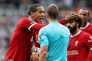 Liverpool captain, Virgil van Dijk banned for another match and fined £100k for using 'abusive and insulting' language towards referee